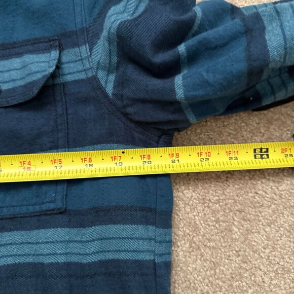 The North Face Men’s Campshire Shirt Sherpa Fleece Lined Jacket Blue Small EUC - Picture 9 of 12